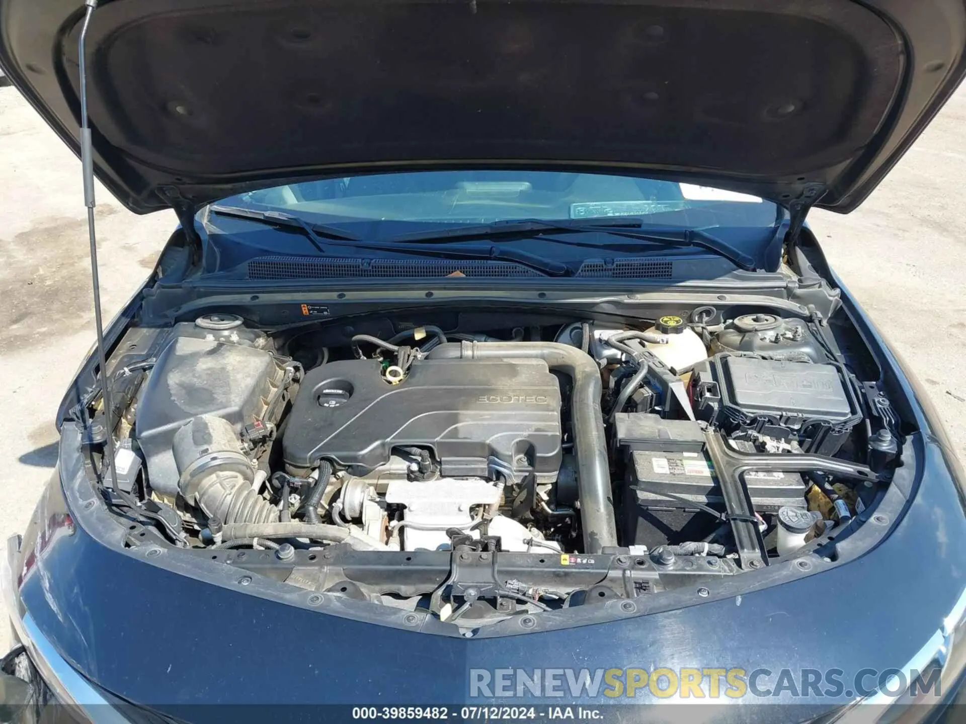 10 Photograph of a damaged car 1G1ZD5ST5LF107541 CHEVROLET MALIBU 2020