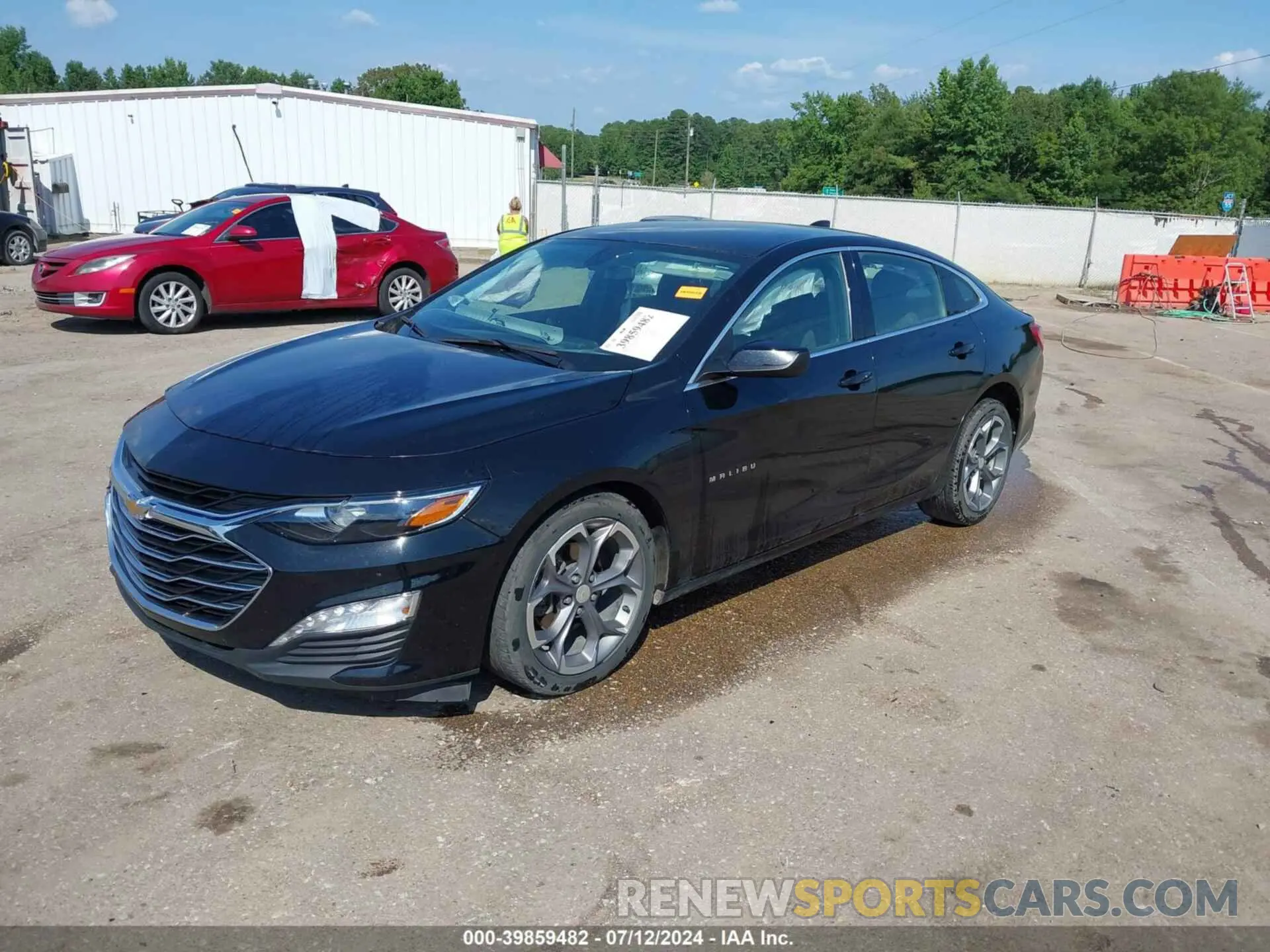 2 Photograph of a damaged car 1G1ZD5ST5LF107541 CHEVROLET MALIBU 2020