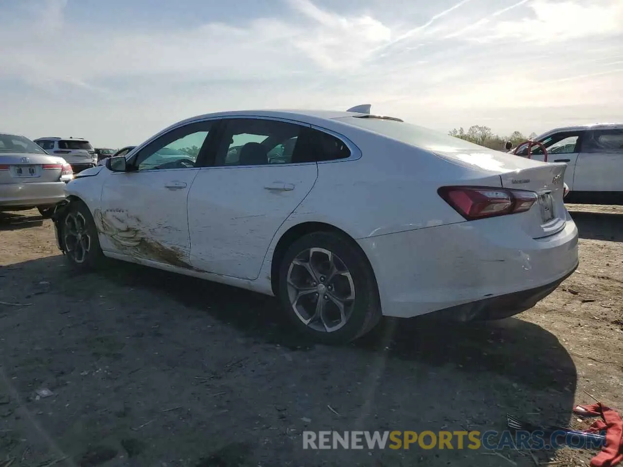 2 Photograph of a damaged car 1G1ZD5ST5LF124226 CHEVROLET MALIBU 2020