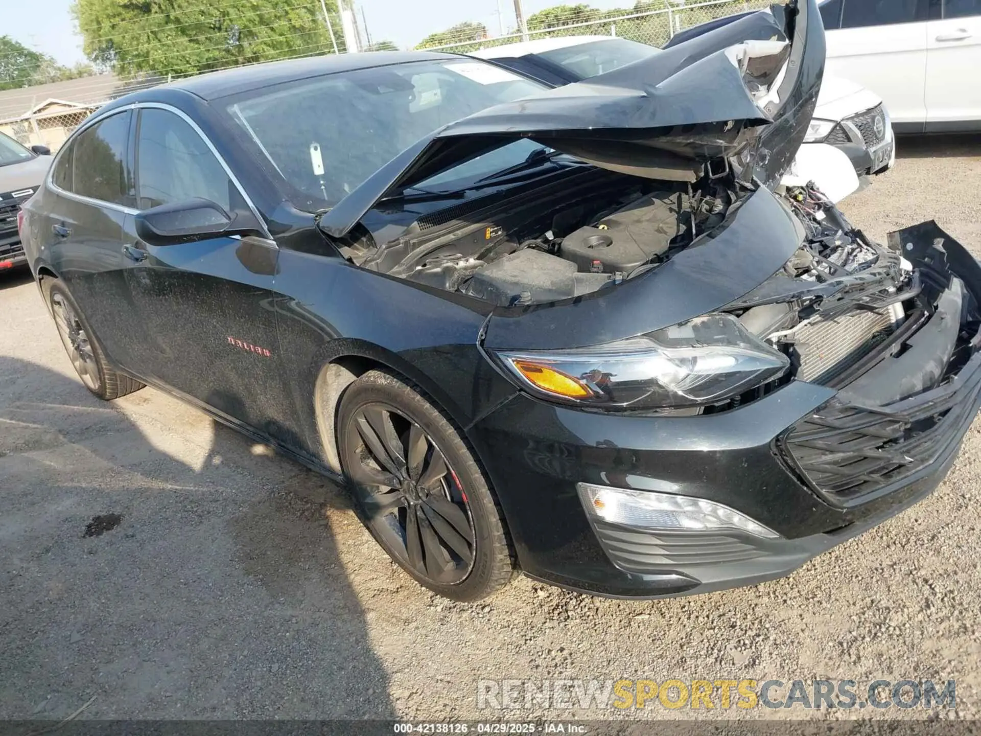 1 Photograph of a damaged car 1G1ZD5ST5LF153922 CHEVROLET MALIBU 2020