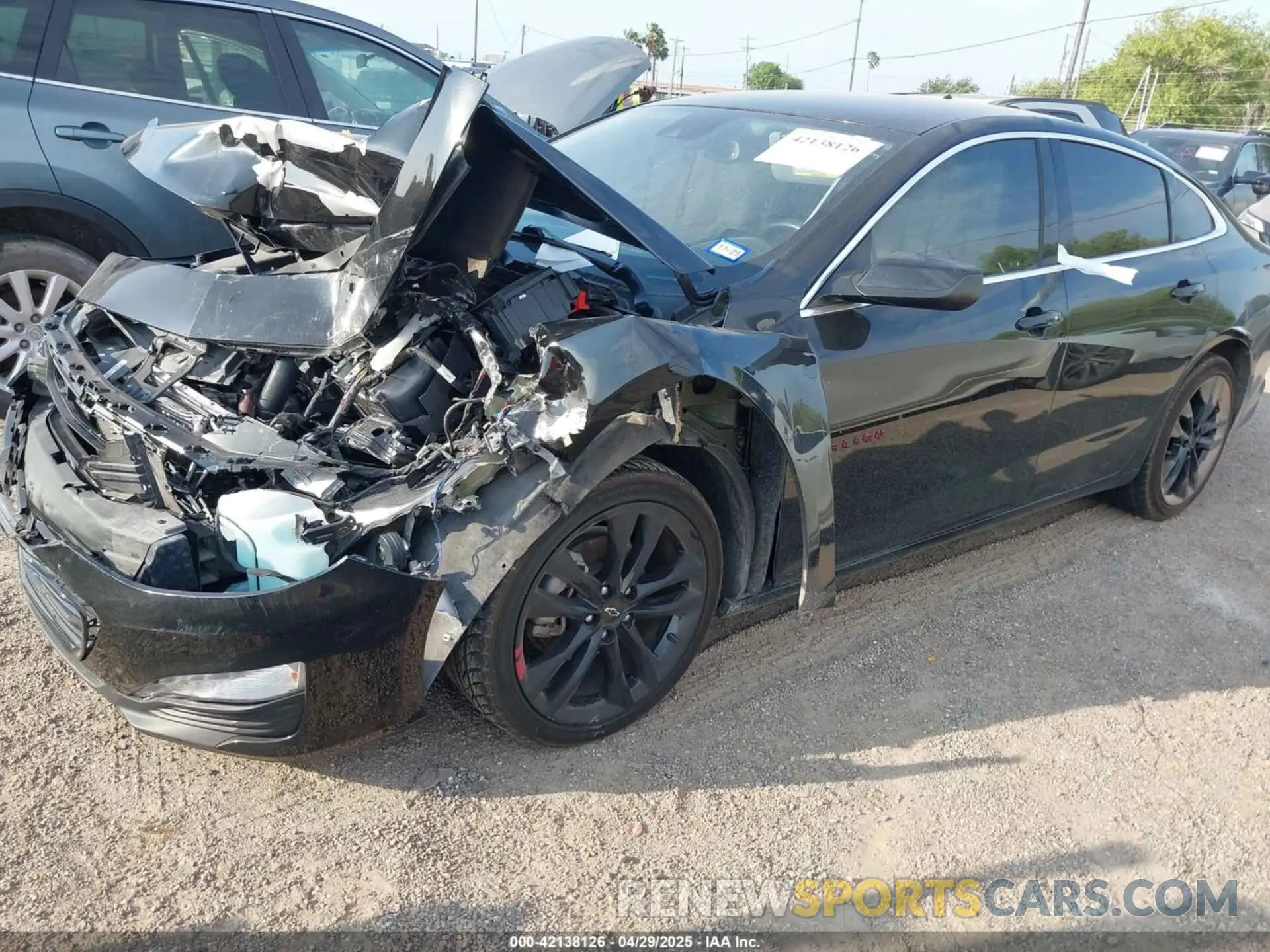 2 Photograph of a damaged car 1G1ZD5ST5LF153922 CHEVROLET MALIBU 2020