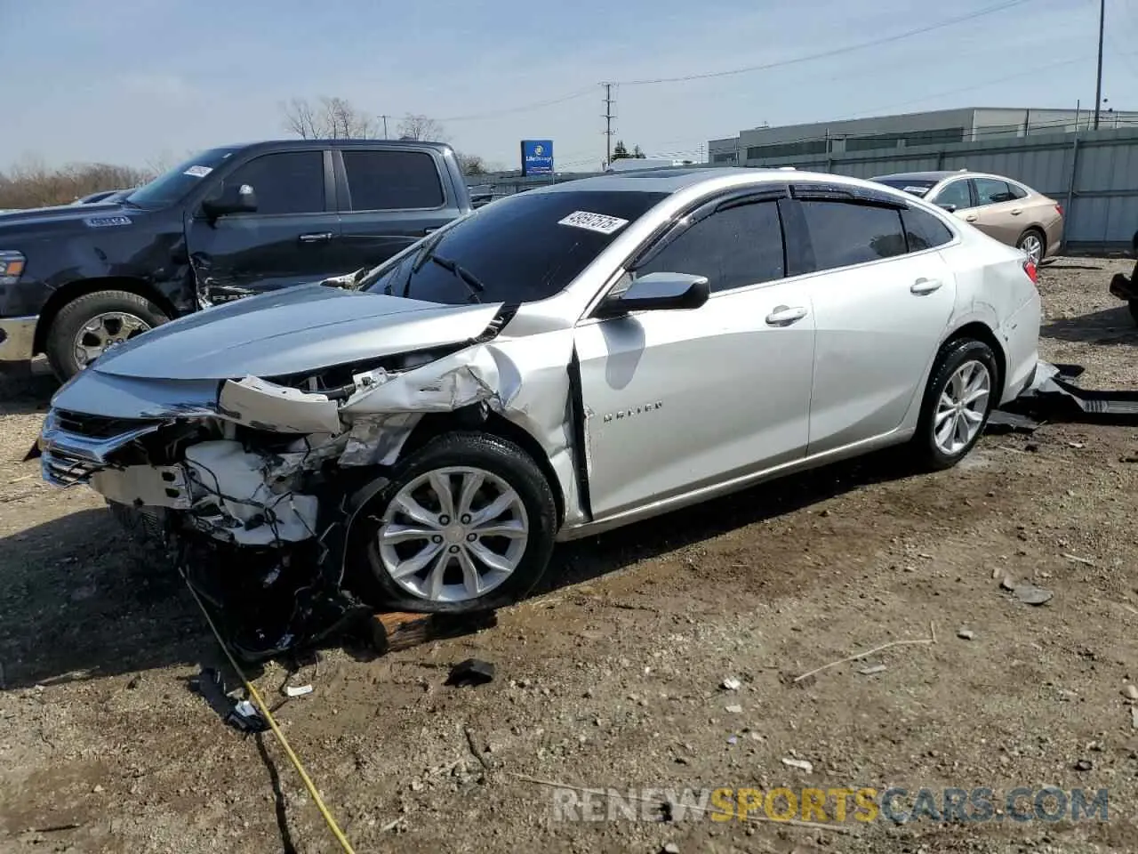 1 Photograph of a damaged car 1G1ZD5ST5LF154374 CHEVROLET MALIBU 2020