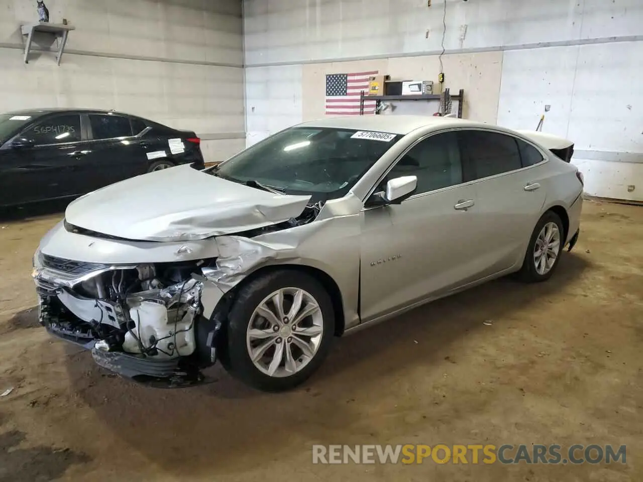 1 Photograph of a damaged car 1G1ZD5ST6LF001552 CHEVROLET MALIBU 2020