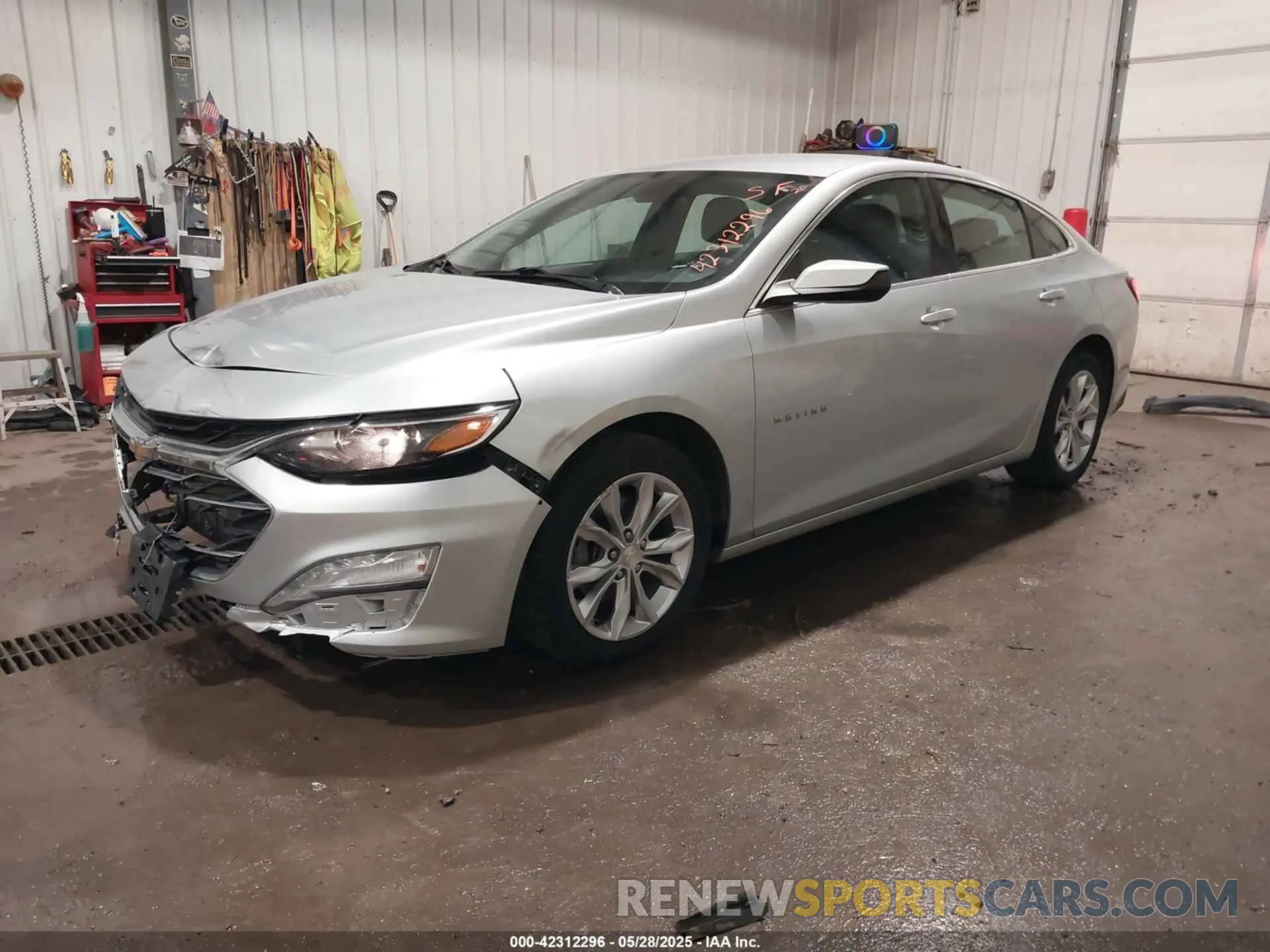 2 Photograph of a damaged car 1G1ZD5ST6LF007173 CHEVROLET MALIBU 2020