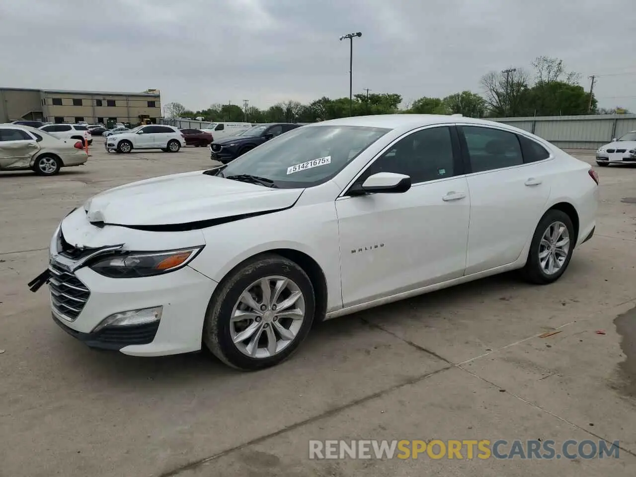1 Photograph of a damaged car 1G1ZD5ST6LF014852 CHEVROLET MALIBU 2020