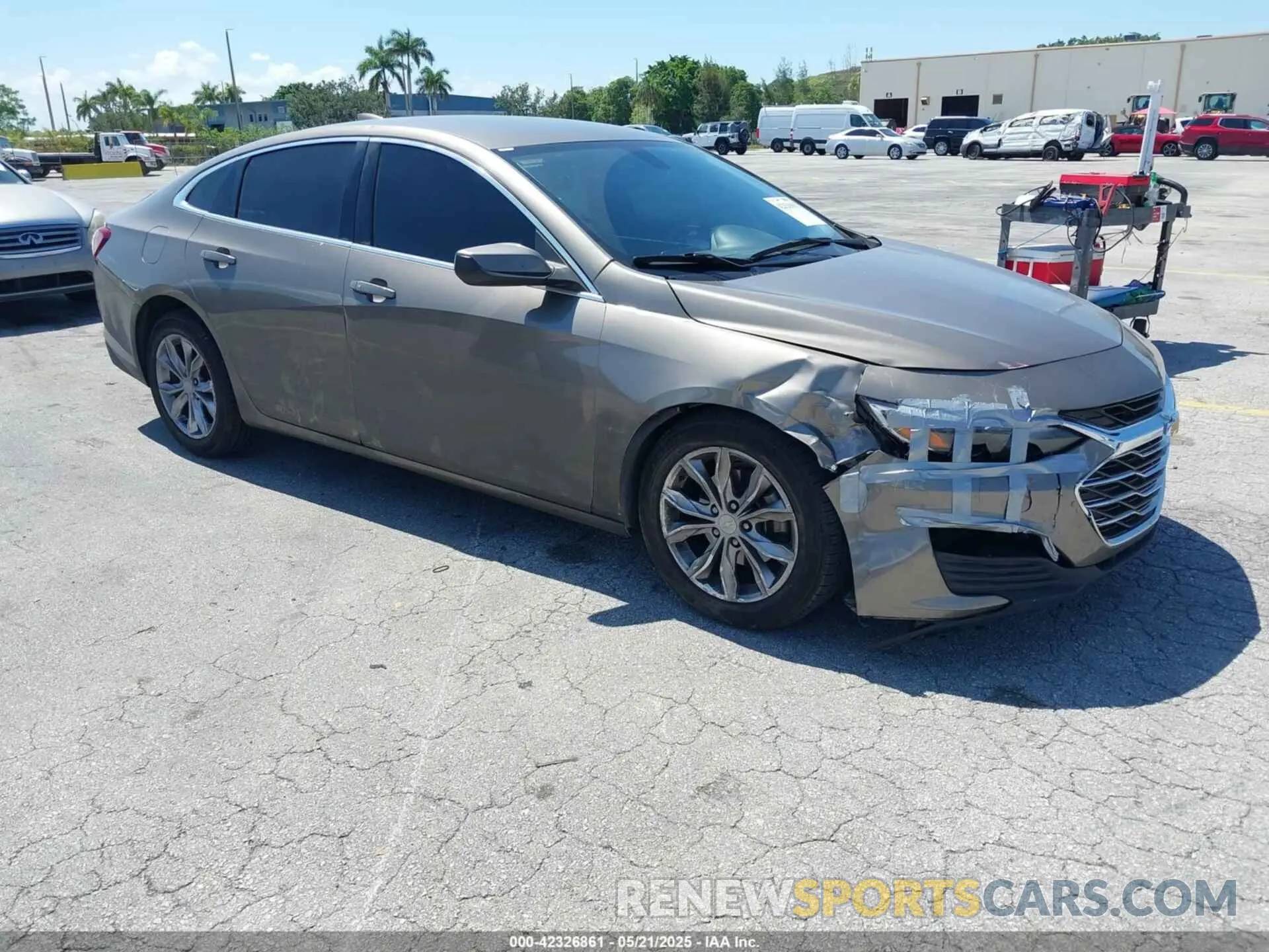 1 Photograph of a damaged car 1G1ZD5ST6LF027553 CHEVROLET MALIBU 2020