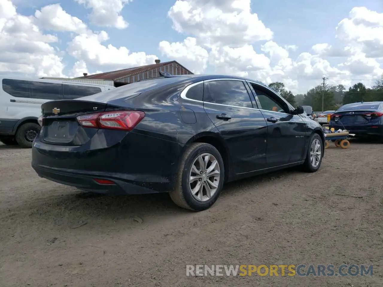 3 Photograph of a damaged car 1G1ZD5ST6LF042571 CHEVROLET MALIBU 2020