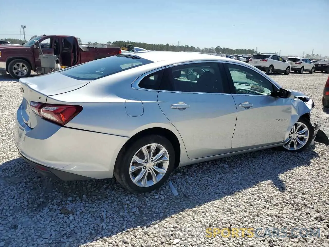 3 Photograph of a damaged car 1G1ZD5ST6LF048712 CHEVROLET MALIBU 2020