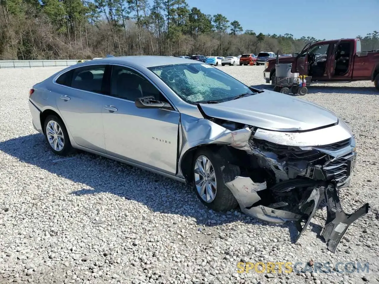4 Photograph of a damaged car 1G1ZD5ST6LF048712 CHEVROLET MALIBU 2020