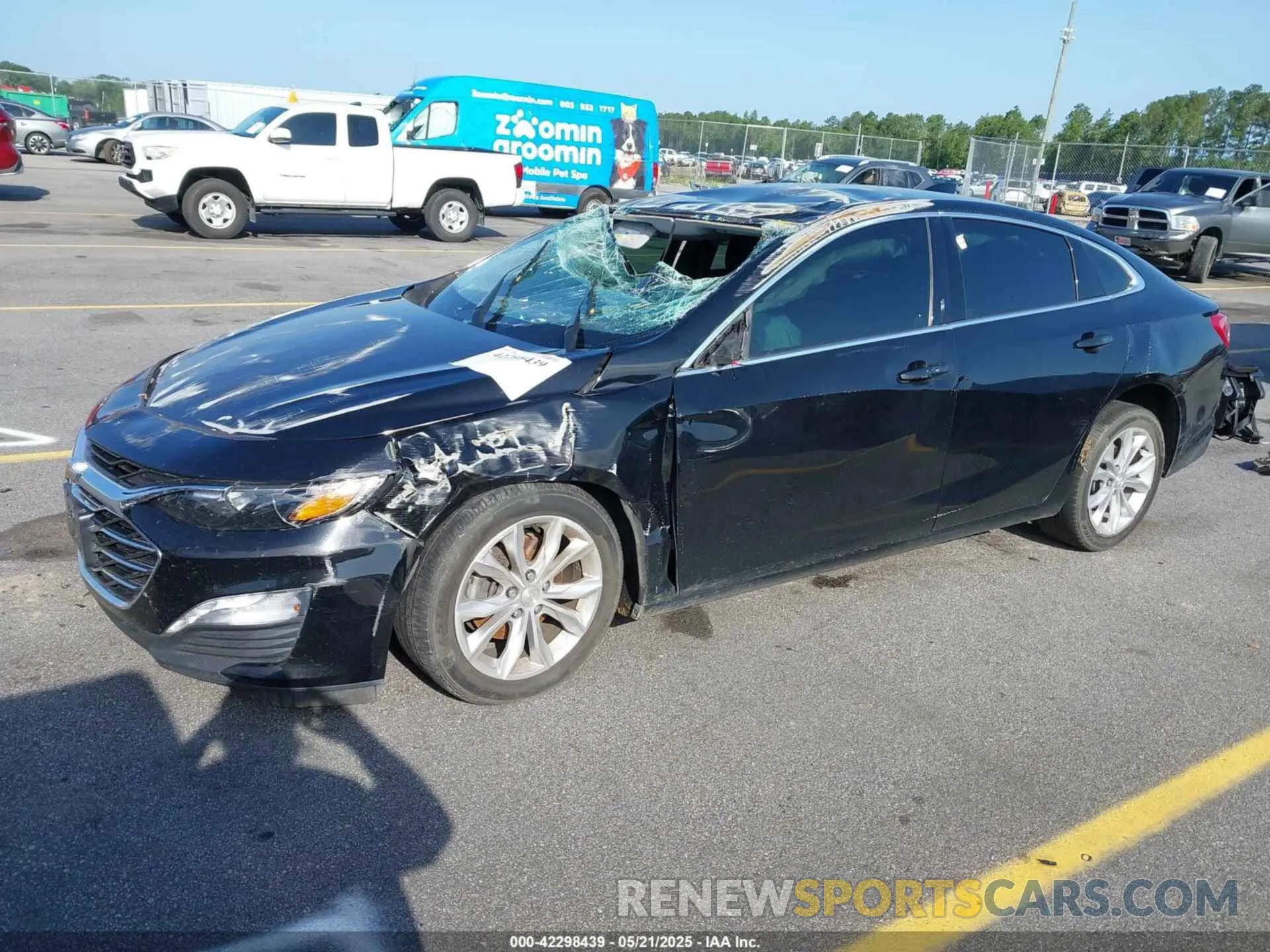 2 Photograph of a damaged car 1G1ZD5ST6LF053974 CHEVROLET MALIBU 2020