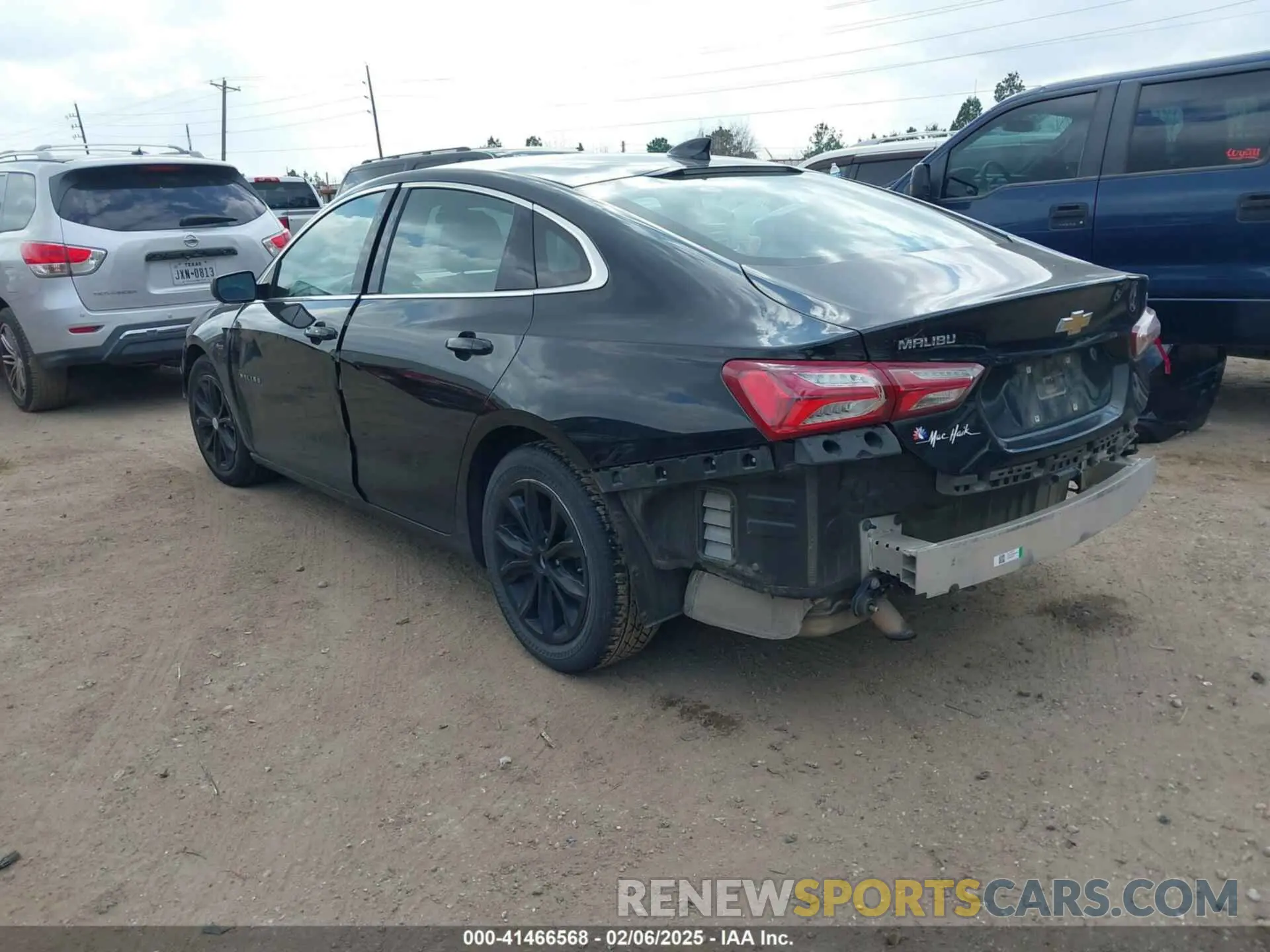 3 Photograph of a damaged car 1G1ZD5ST6LF078034 CHEVROLET MALIBU 2020
