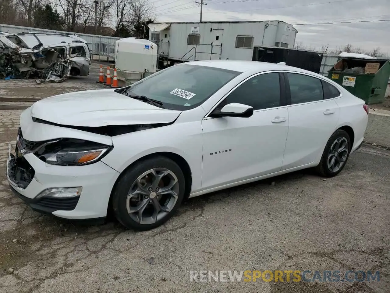 1 Photograph of a damaged car 1G1ZD5ST6LF100629 CHEVROLET MALIBU 2020