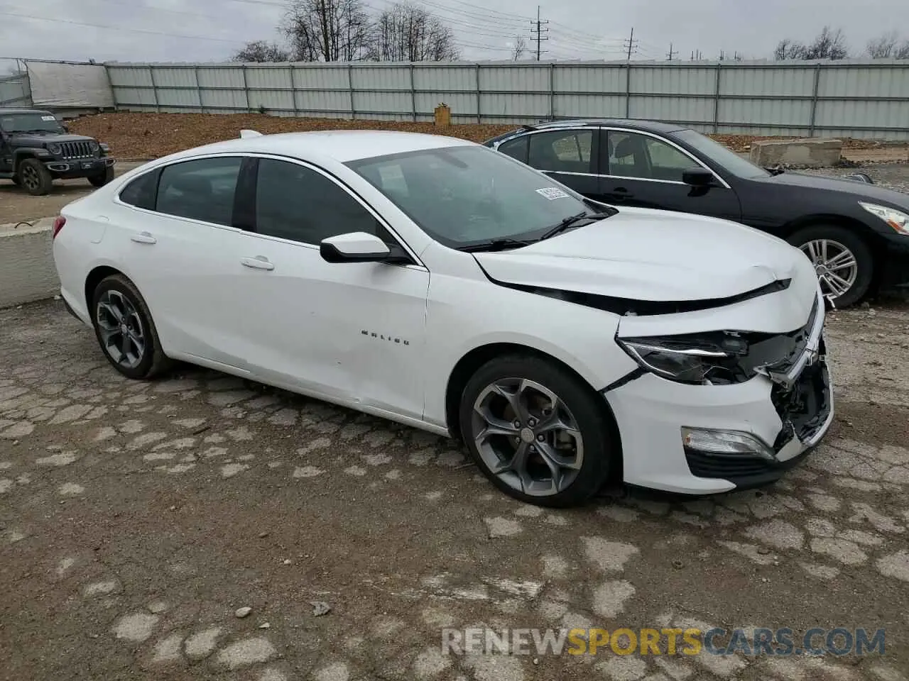 4 Photograph of a damaged car 1G1ZD5ST6LF100629 CHEVROLET MALIBU 2020