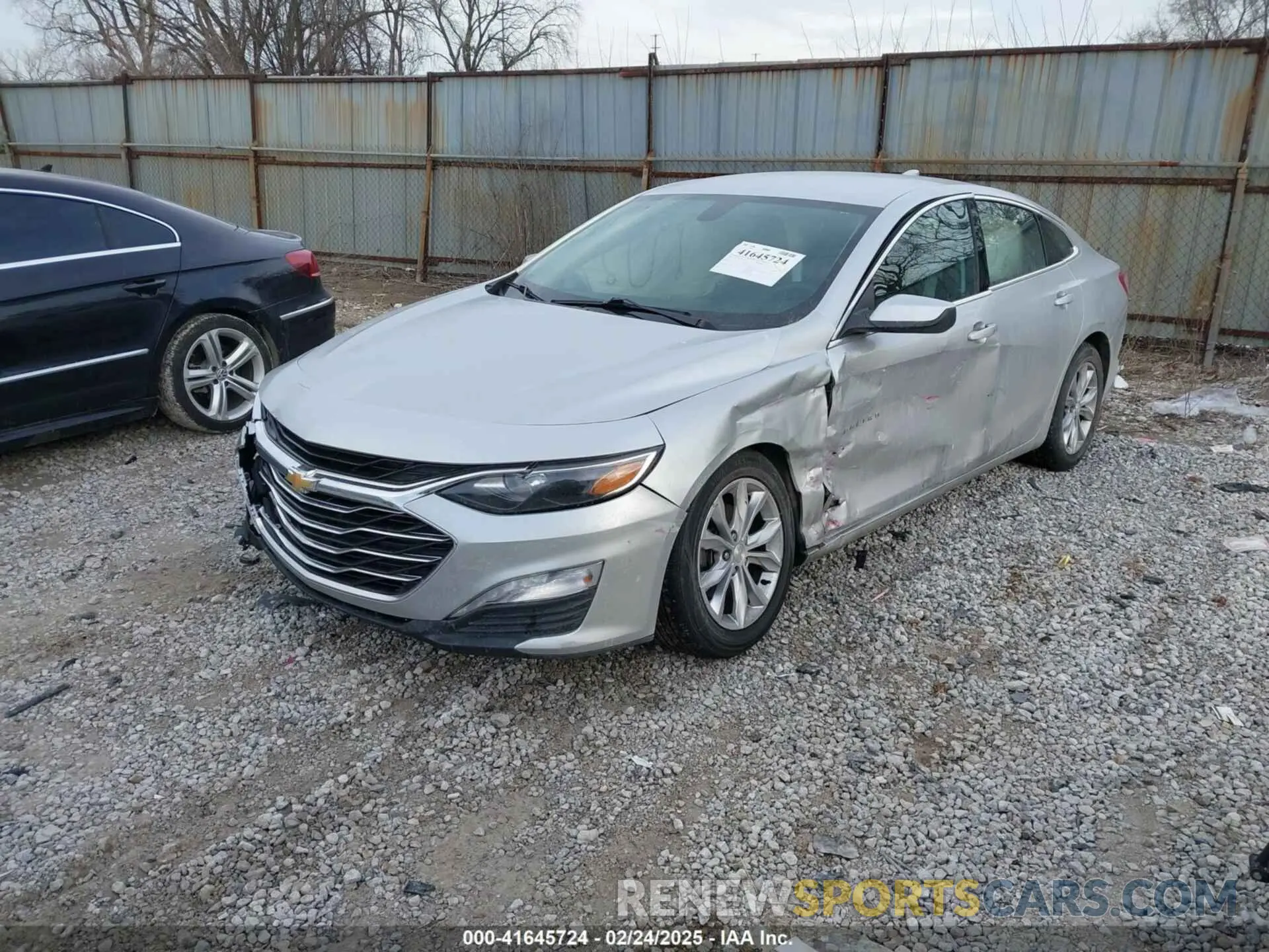 2 Photograph of a damaged car 1G1ZD5ST6LF103840 CHEVROLET MALIBU 2020