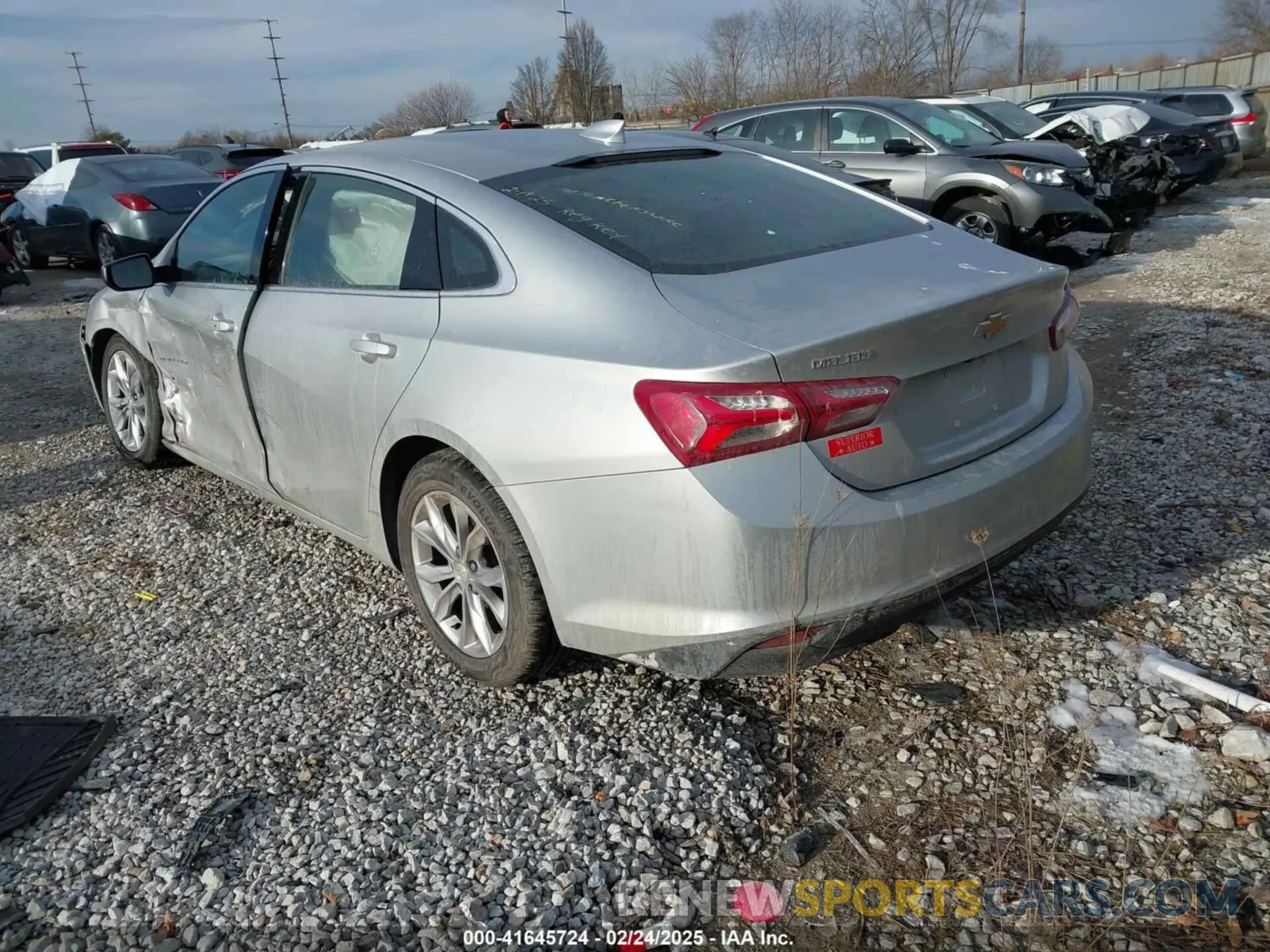 3 Photograph of a damaged car 1G1ZD5ST6LF103840 CHEVROLET MALIBU 2020