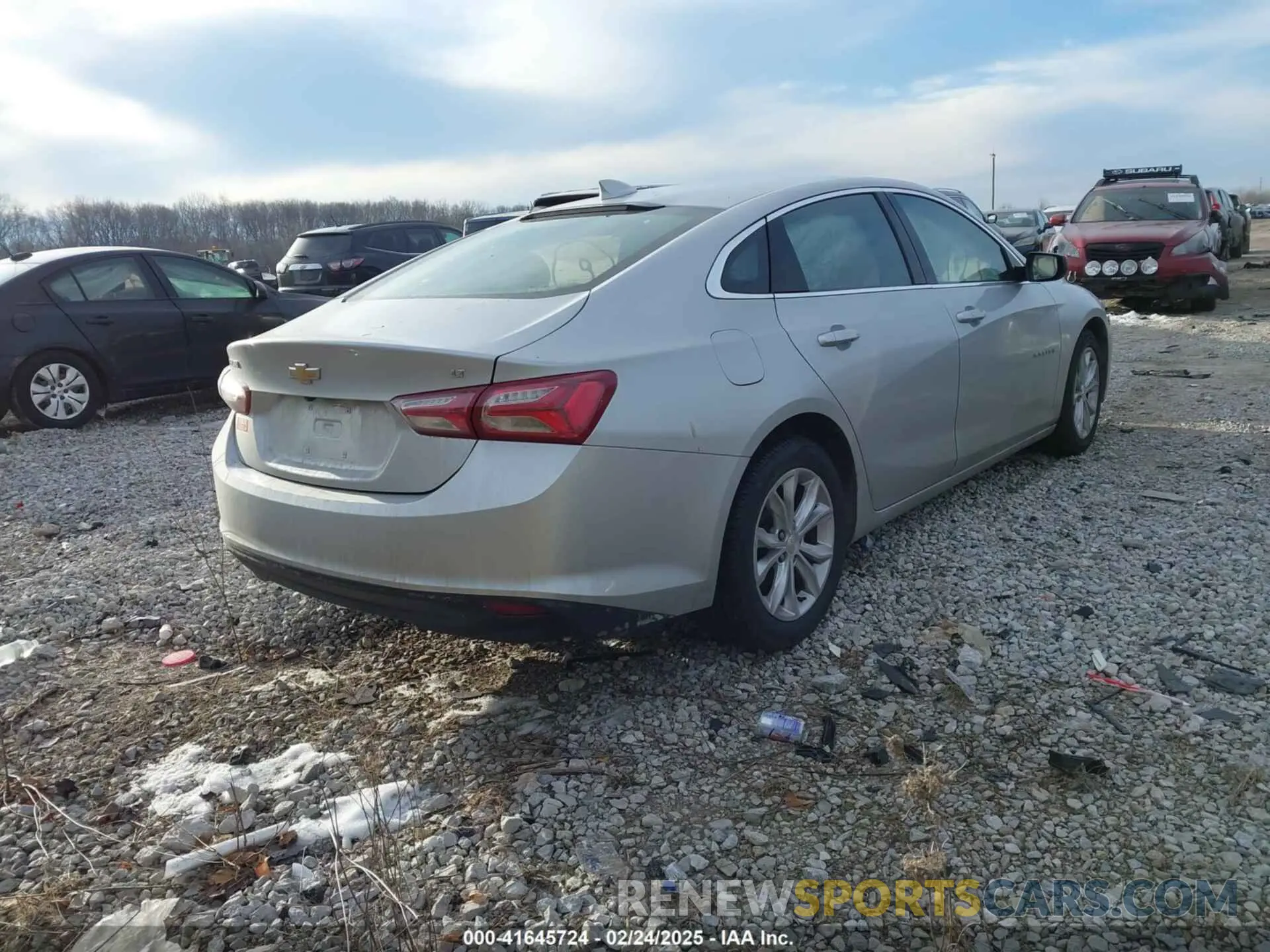 4 Photograph of a damaged car 1G1ZD5ST6LF103840 CHEVROLET MALIBU 2020
