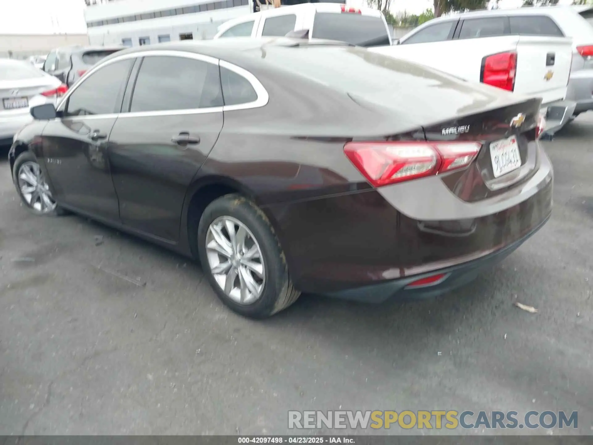 3 Photograph of a damaged car 1G1ZD5ST6LF103966 CHEVROLET MALIBU 2020