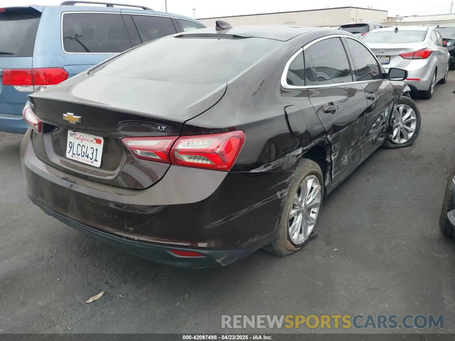 4 Photograph of a damaged car 1G1ZD5ST6LF103966 CHEVROLET MALIBU 2020