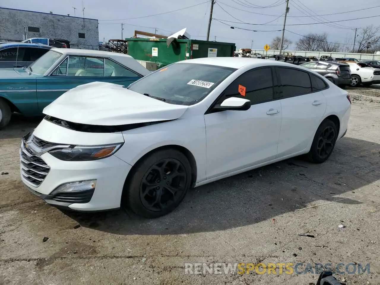 1 Photograph of a damaged car 1G1ZD5ST6LF109217 CHEVROLET MALIBU 2020