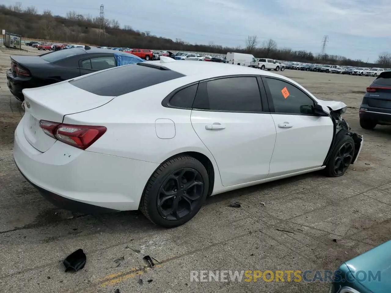 3 Photograph of a damaged car 1G1ZD5ST6LF109217 CHEVROLET MALIBU 2020