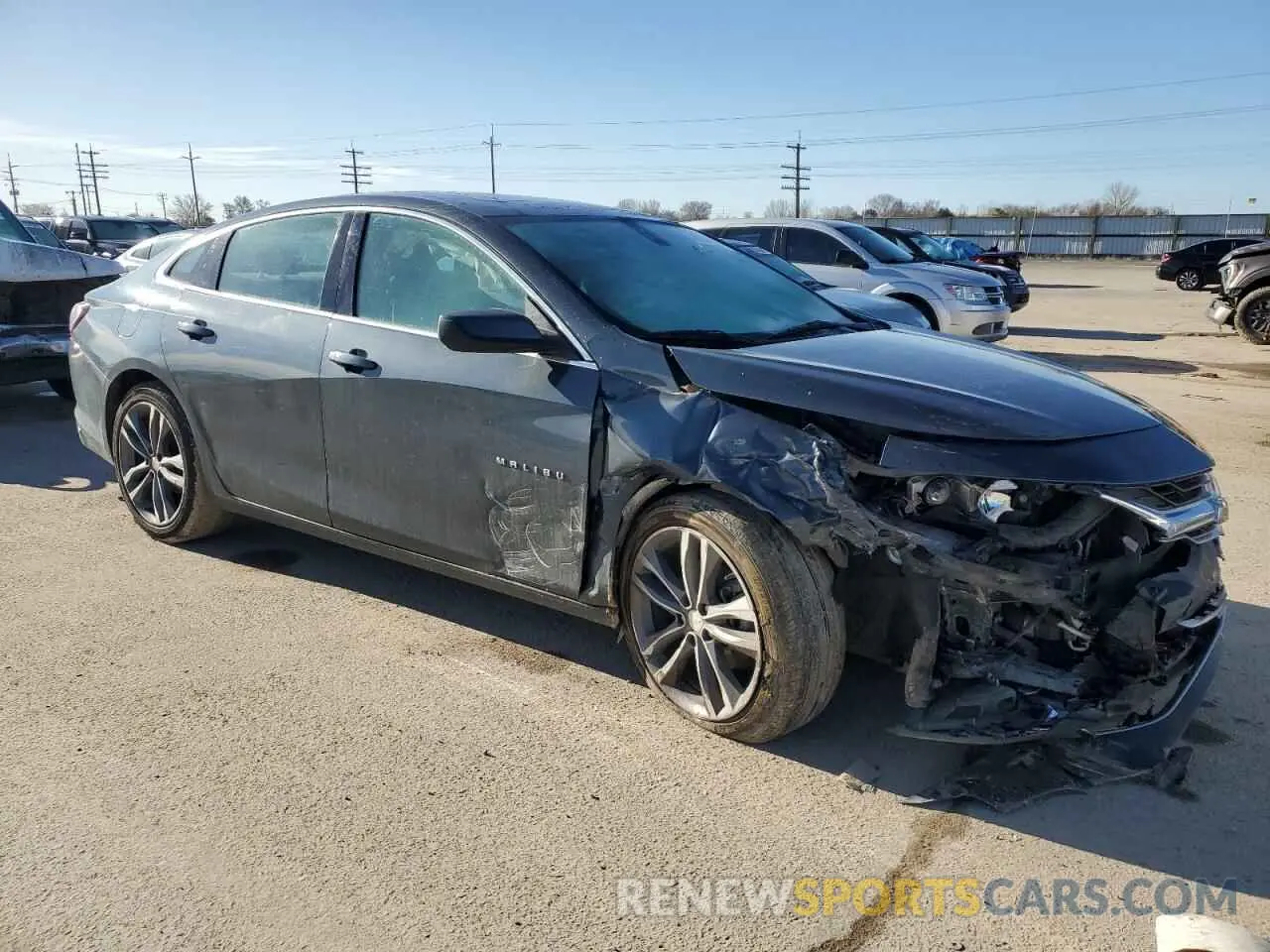 4 Photograph of a damaged car 1G1ZD5ST6LF119701 CHEVROLET MALIBU 2020