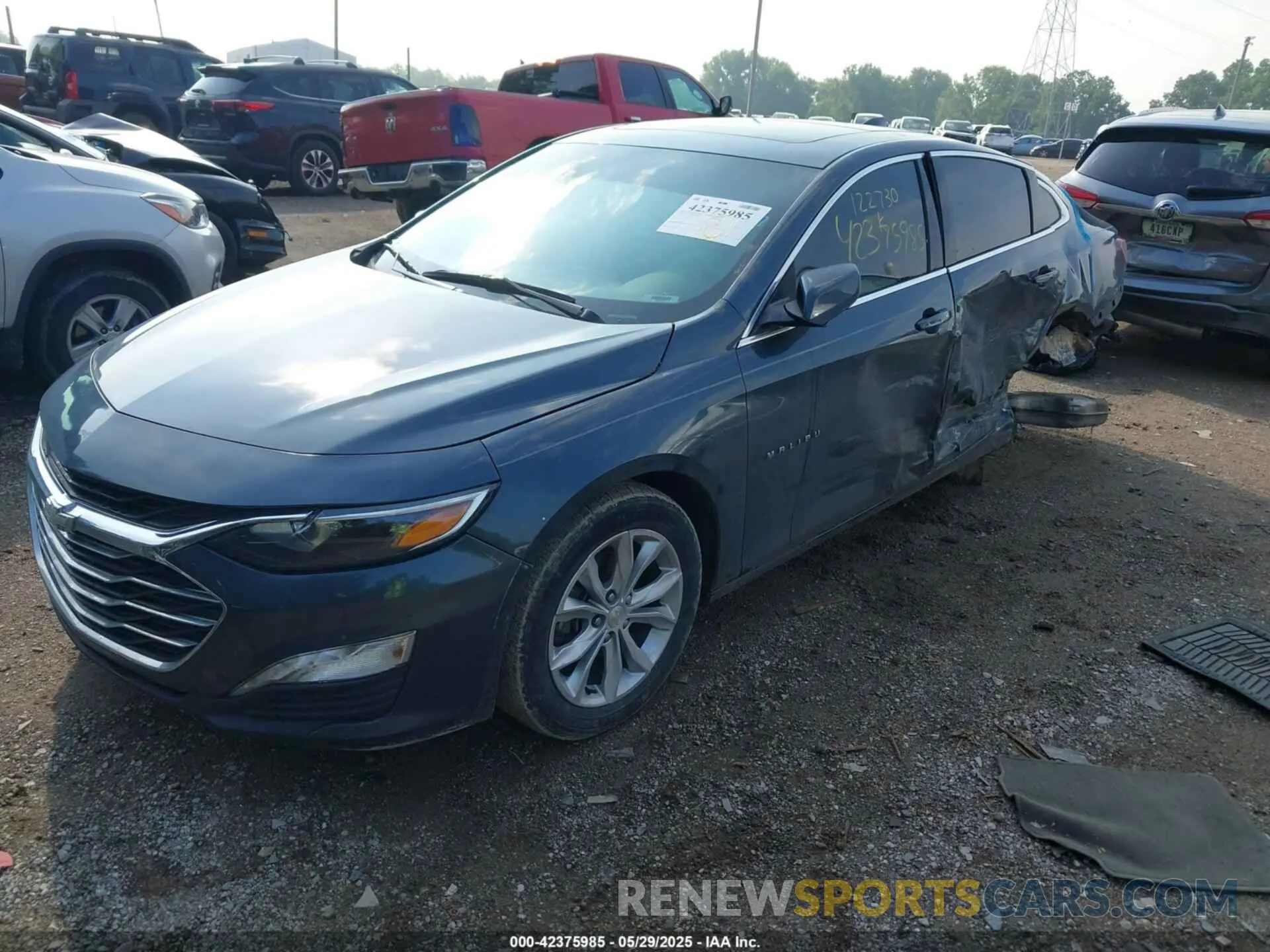 2 Photograph of a damaged car 1G1ZD5ST6LF122730 CHEVROLET MALIBU 2020
