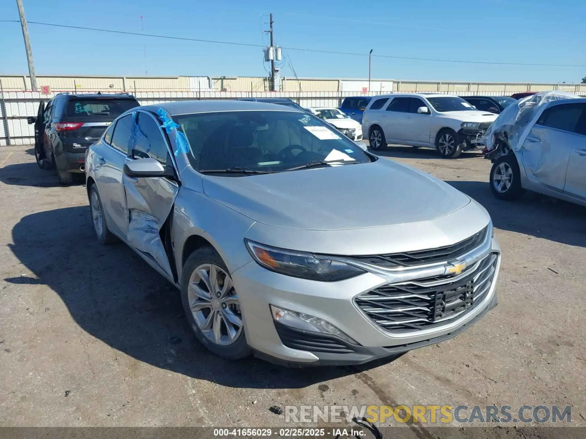 1 Photograph of a damaged car 1G1ZD5ST6LF134778 CHEVROLET MALIBU 2020