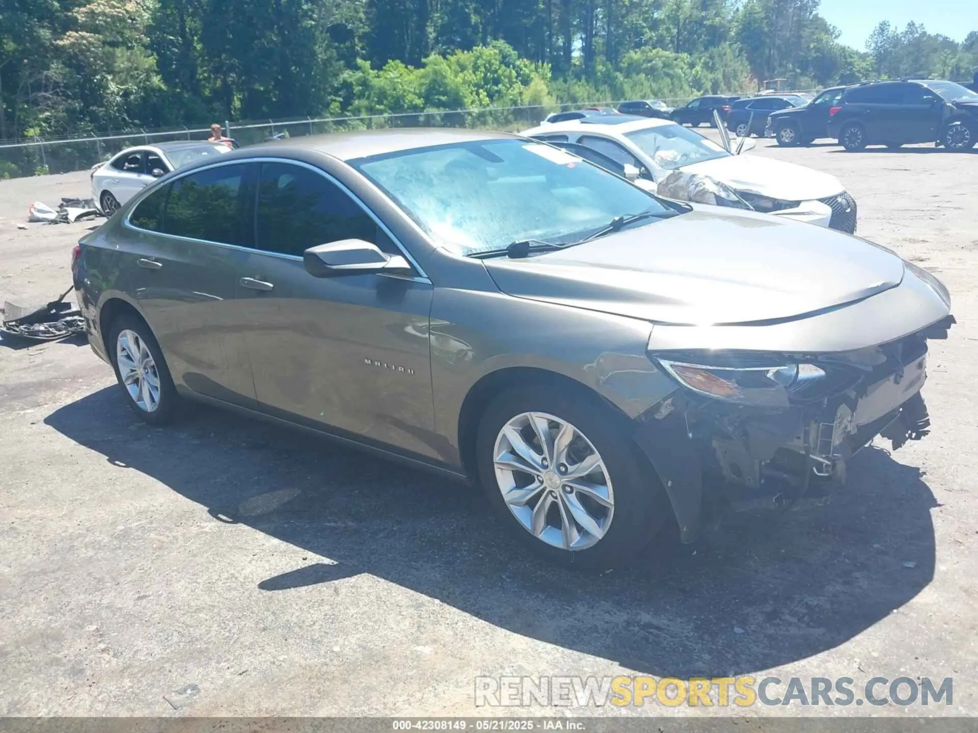 1 Photograph of a damaged car 1G1ZD5ST7LF010292 CHEVROLET MALIBU 2020
