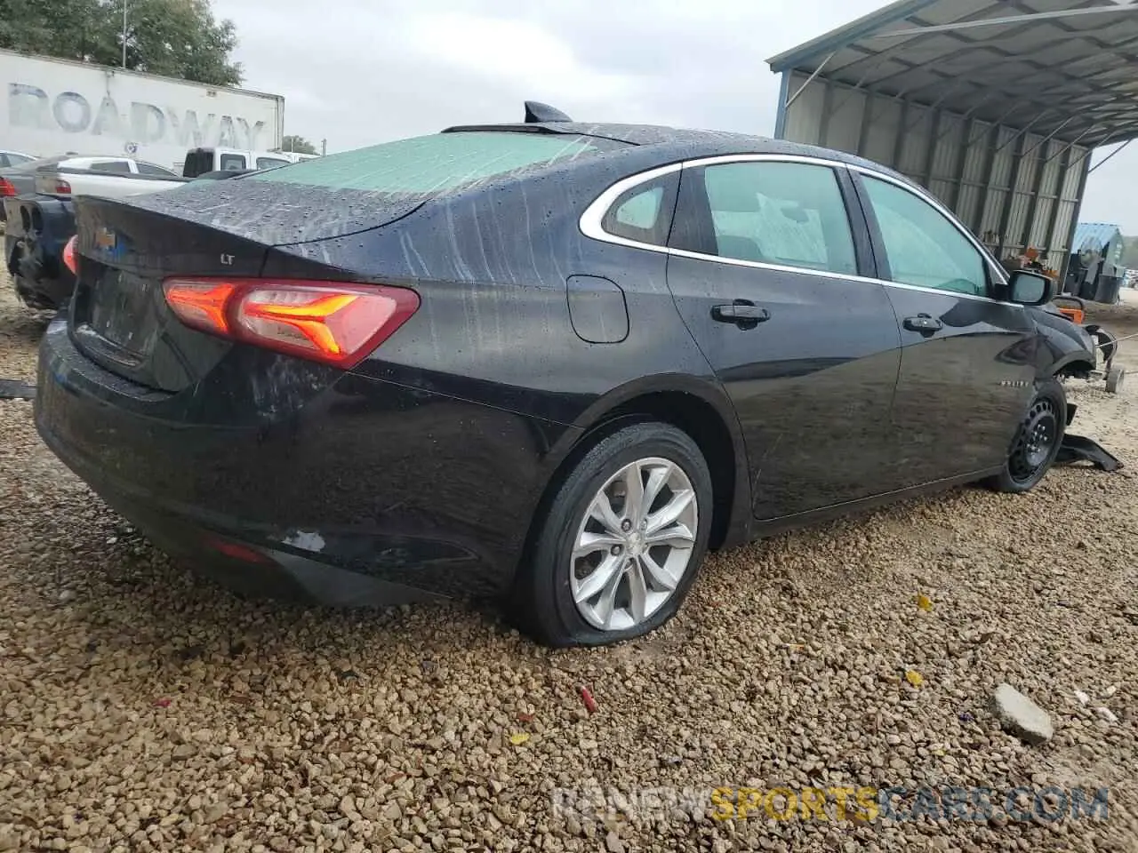 3 Photograph of a damaged car 1G1ZD5ST7LF026234 CHEVROLET MALIBU 2020