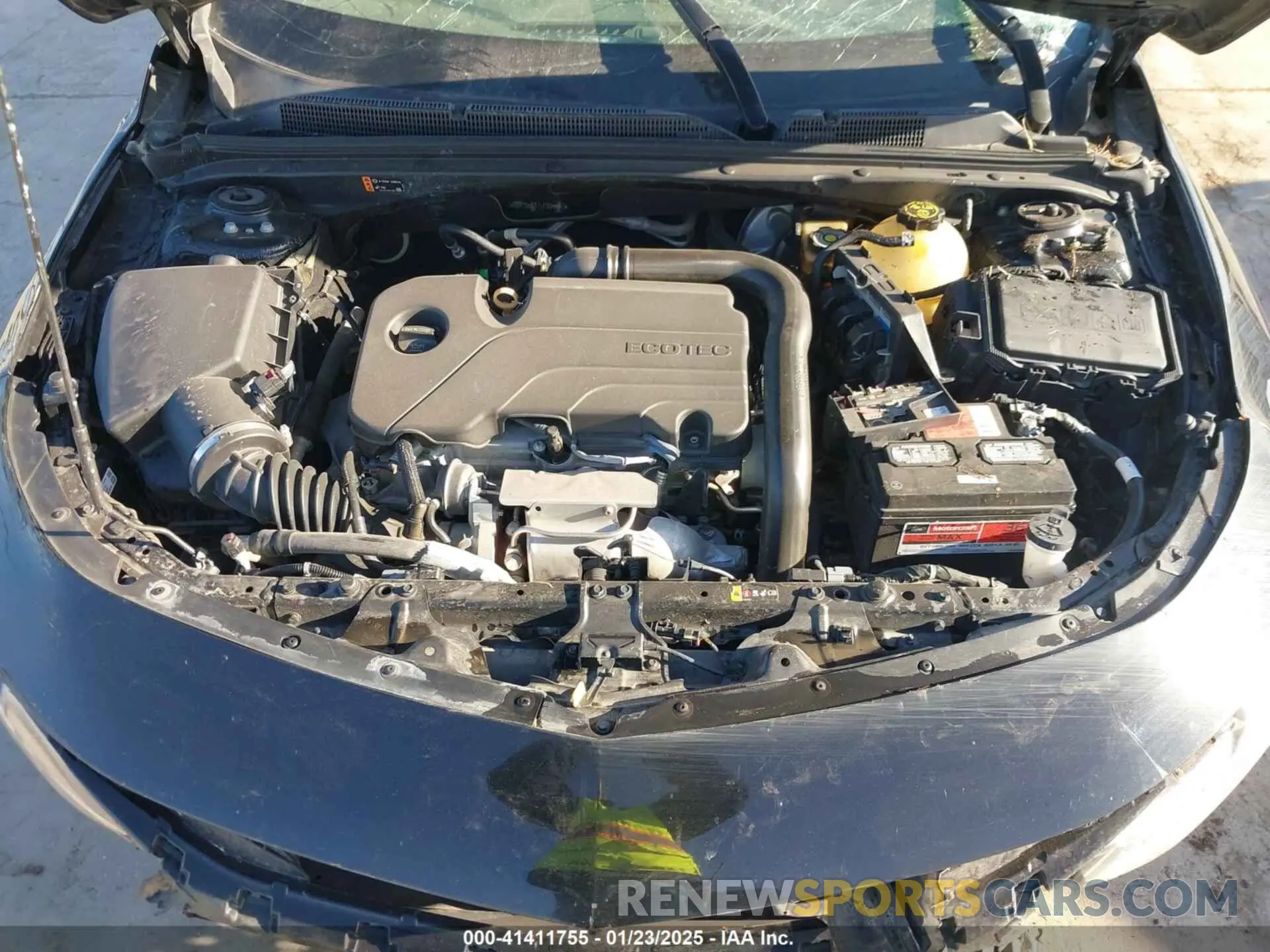 10 Photograph of a damaged car 1G1ZD5ST7LF035547 CHEVROLET MALIBU 2020