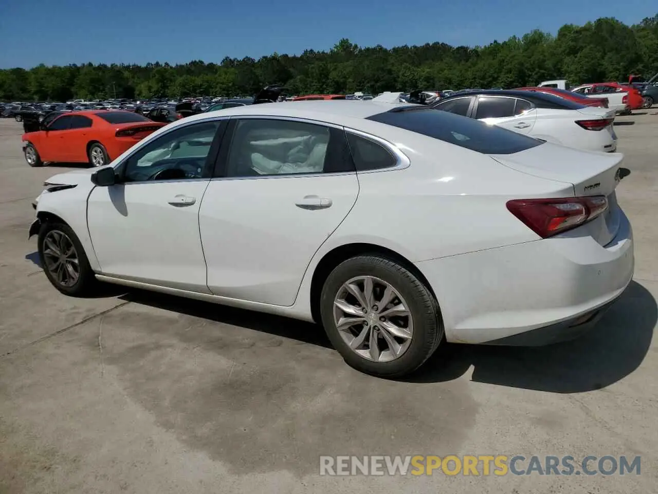 2 Photograph of a damaged car 1G1ZD5ST7LF059234 CHEVROLET MALIBU 2020