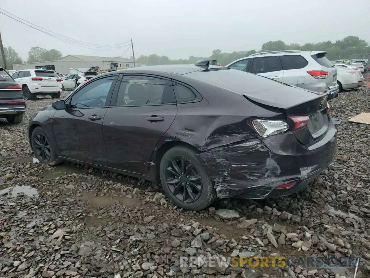 2 Photograph of a damaged car 1G1ZD5ST7LF065275 CHEVROLET MALIBU 2020