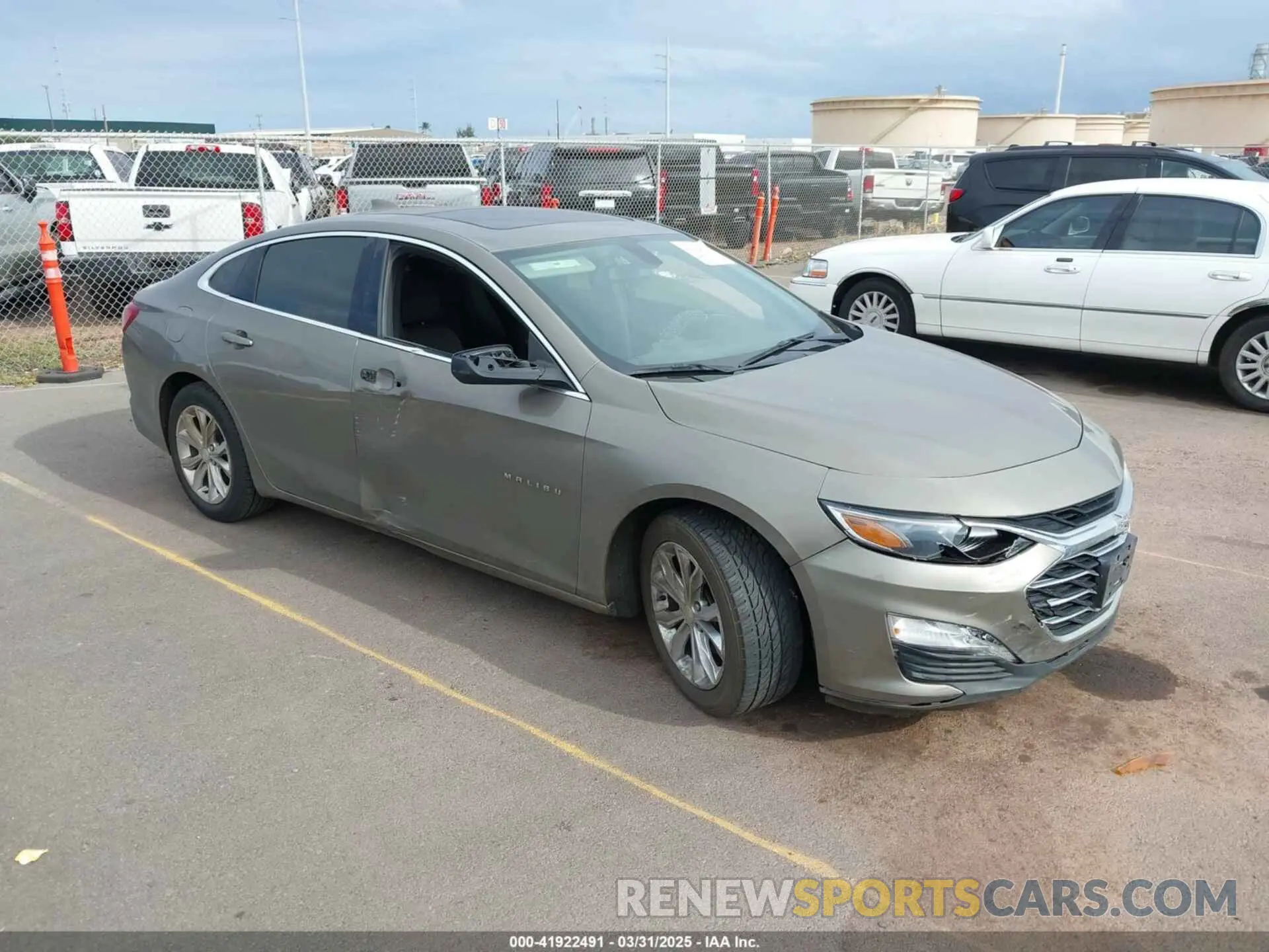 1 Photograph of a damaged car 1G1ZD5ST7LF072775 CHEVROLET MALIBU 2020