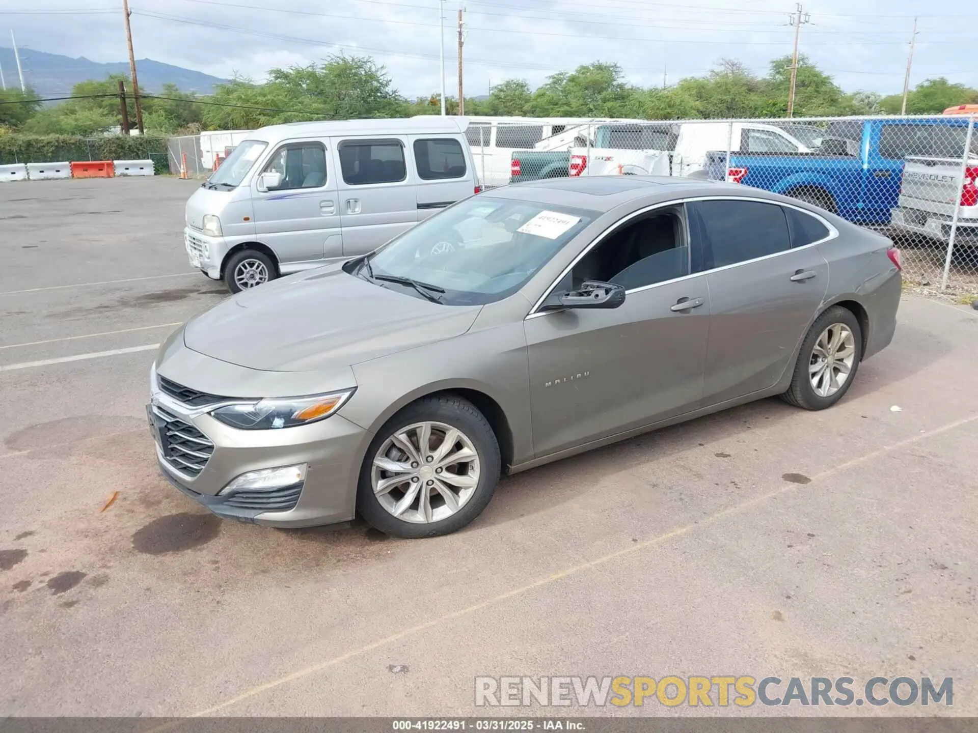2 Photograph of a damaged car 1G1ZD5ST7LF072775 CHEVROLET MALIBU 2020