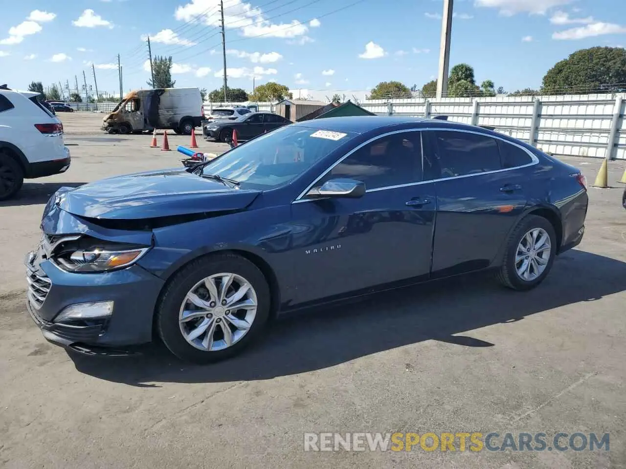 1 Photograph of a damaged car 1G1ZD5ST7LF073408 CHEVROLET MALIBU 2020