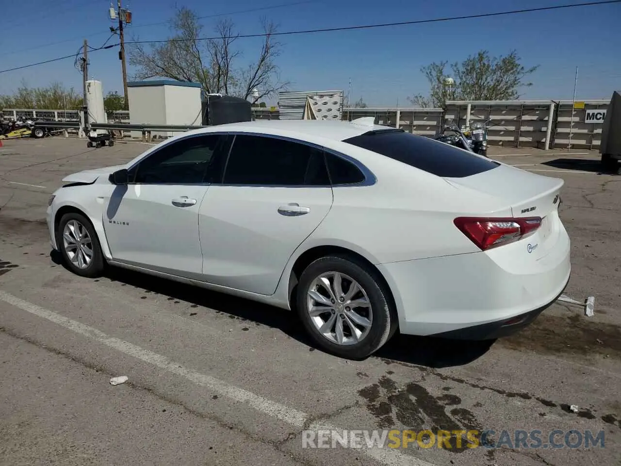 2 Photograph of a damaged car 1G1ZD5ST7LF074848 CHEVROLET MALIBU 2020