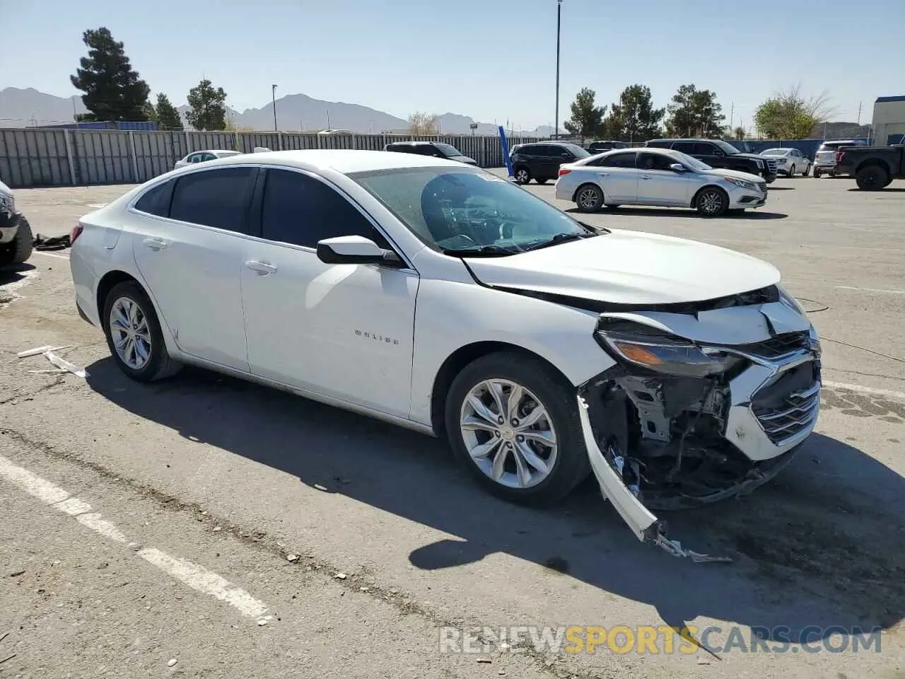 4 Photograph of a damaged car 1G1ZD5ST7LF074848 CHEVROLET MALIBU 2020