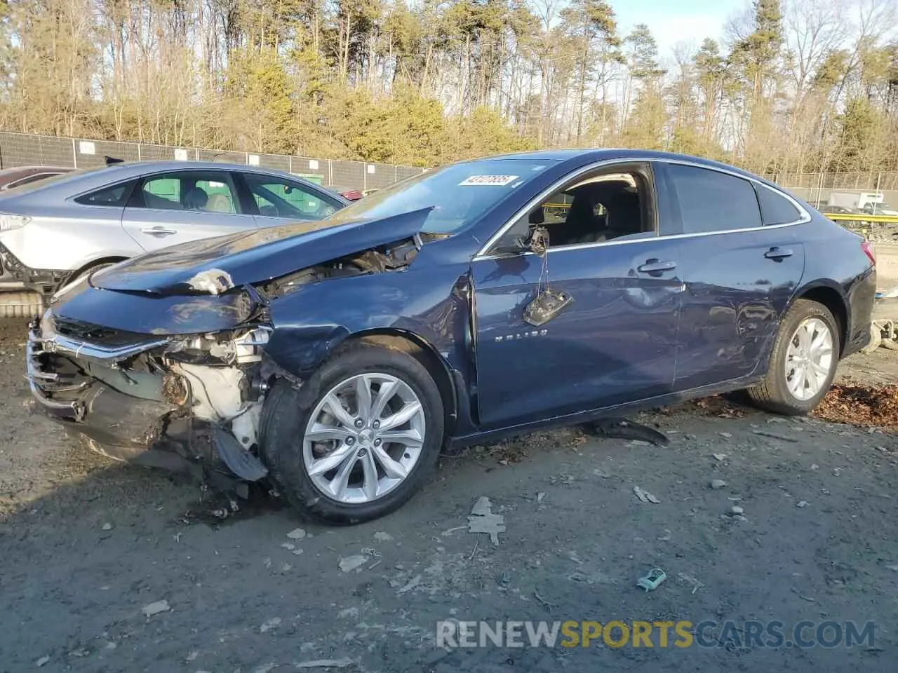 1 Photograph of a damaged car 1G1ZD5ST7LF077765 CHEVROLET MALIBU 2020