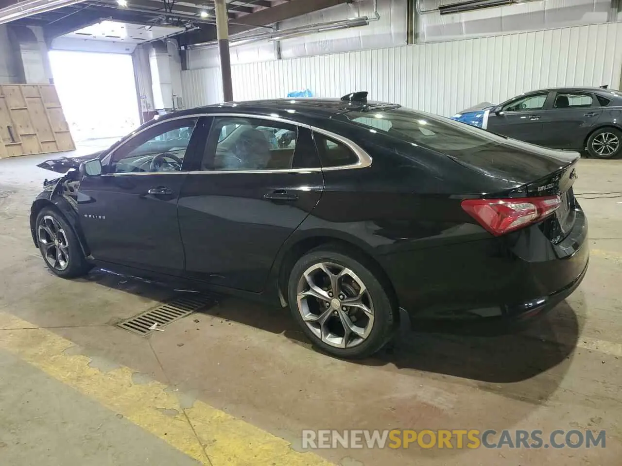 2 Photograph of a damaged car 1G1ZD5ST7LF080035 CHEVROLET MALIBU 2020