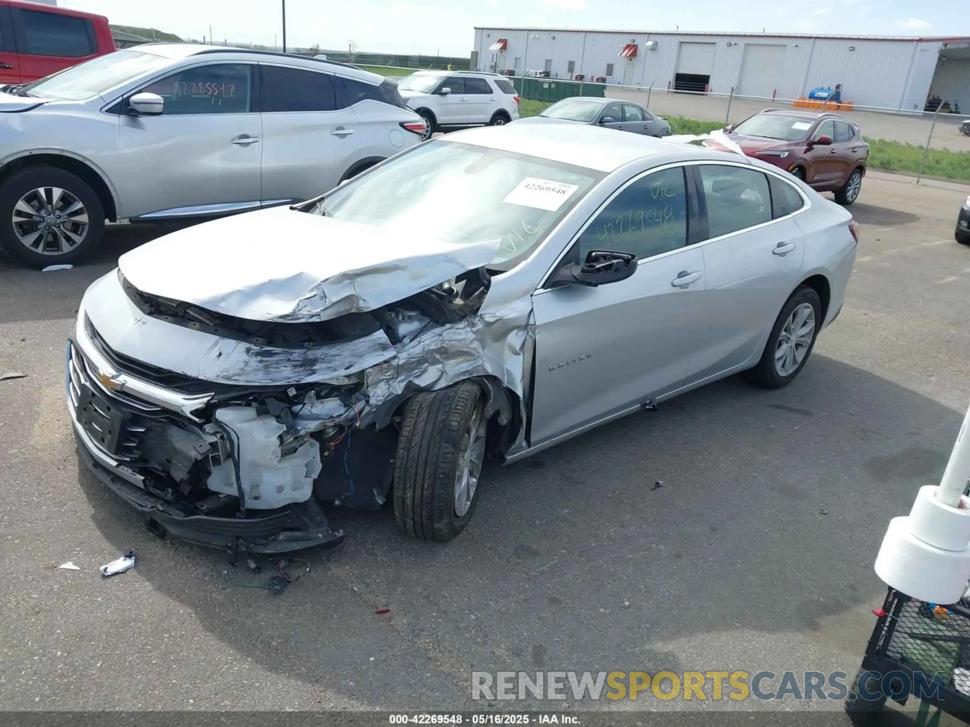2 Photograph of a damaged car 1G1ZD5ST7LF089009 CHEVROLET MALIBU 2020