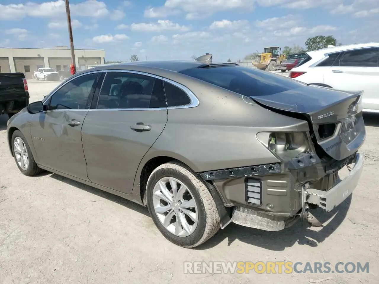 2 Photograph of a damaged car 1G1ZD5ST7LF091794 CHEVROLET MALIBU 2020