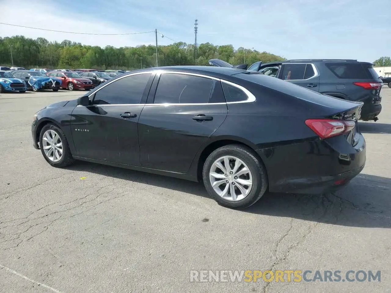 2 Photograph of a damaged car 1G1ZD5ST7LF092413 CHEVROLET MALIBU 2020