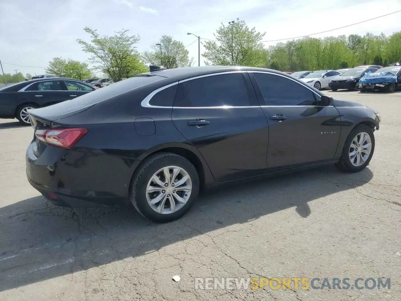3 Photograph of a damaged car 1G1ZD5ST7LF092413 CHEVROLET MALIBU 2020