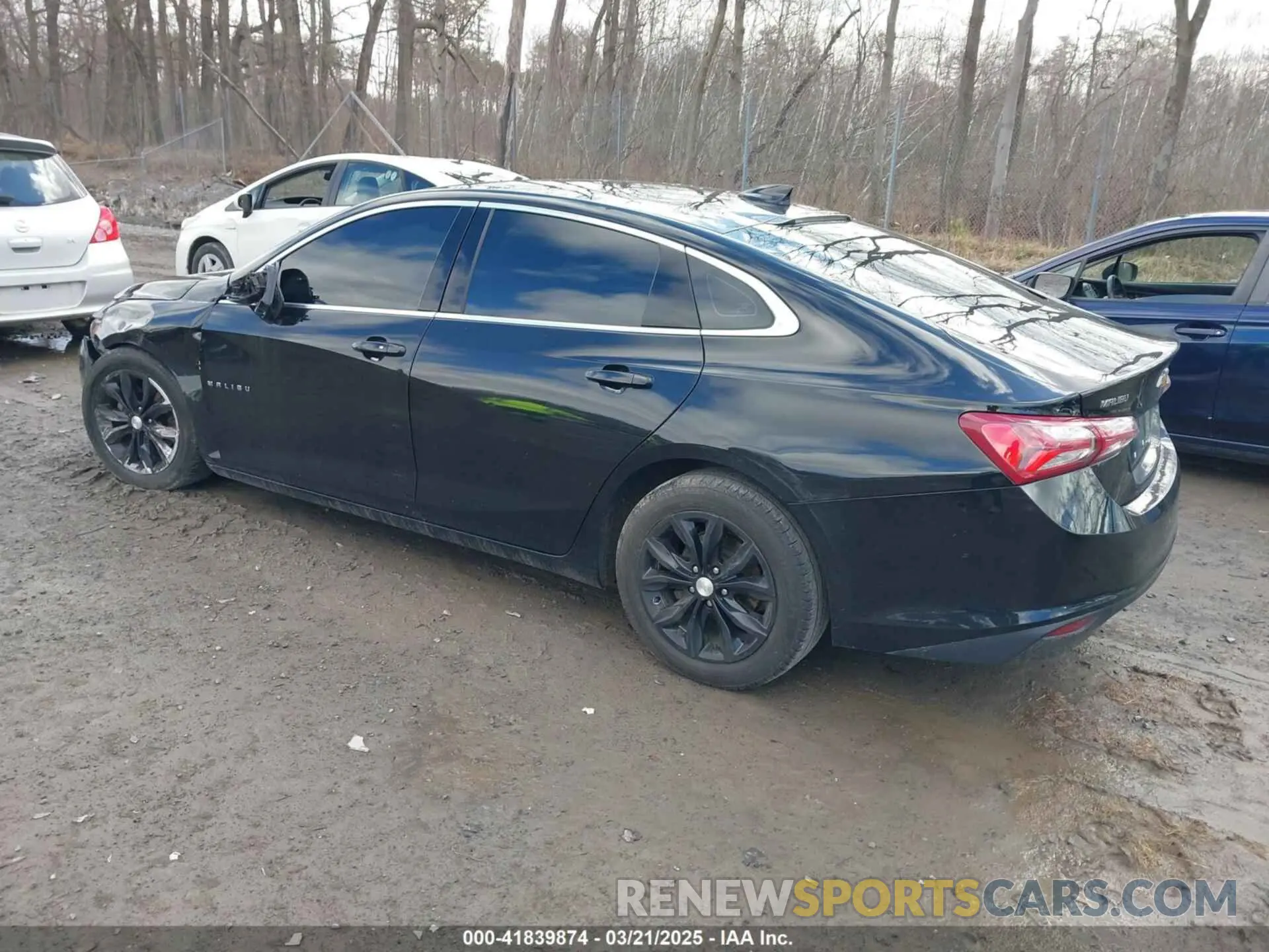 3 Photograph of a damaged car 1G1ZD5ST7LF095988 CHEVROLET MALIBU 2020
