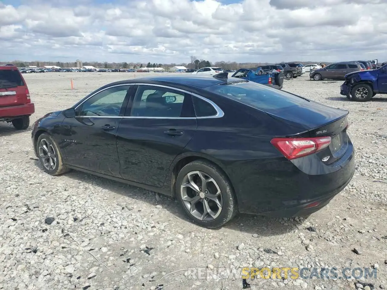2 Photograph of a damaged car 1G1ZD5ST7LF099782 CHEVROLET MALIBU 2020