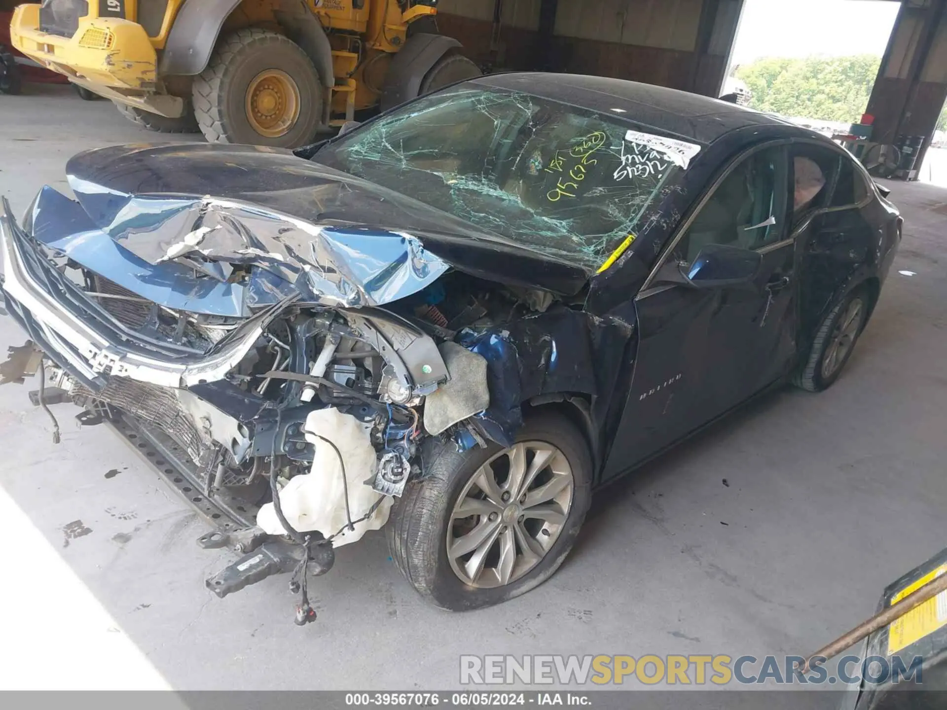 2 Photograph of a damaged car 1G1ZD5ST7LF104107 CHEVROLET MALIBU 2020