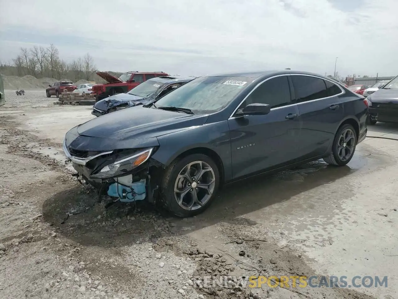 1 Photograph of a damaged car 1G1ZD5ST7LF105595 CHEVROLET MALIBU 2020