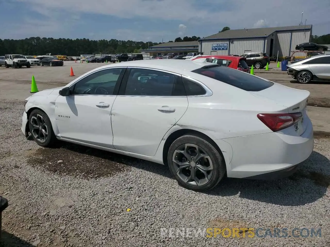 2 Photograph of a damaged car 1G1ZD5ST7LF106682 CHEVROLET MALIBU 2020