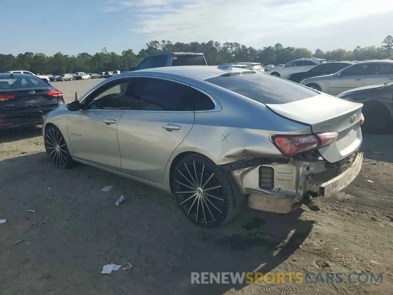 2 Photograph of a damaged car 1G1ZD5ST7LF117309 CHEVROLET MALIBU 2020
