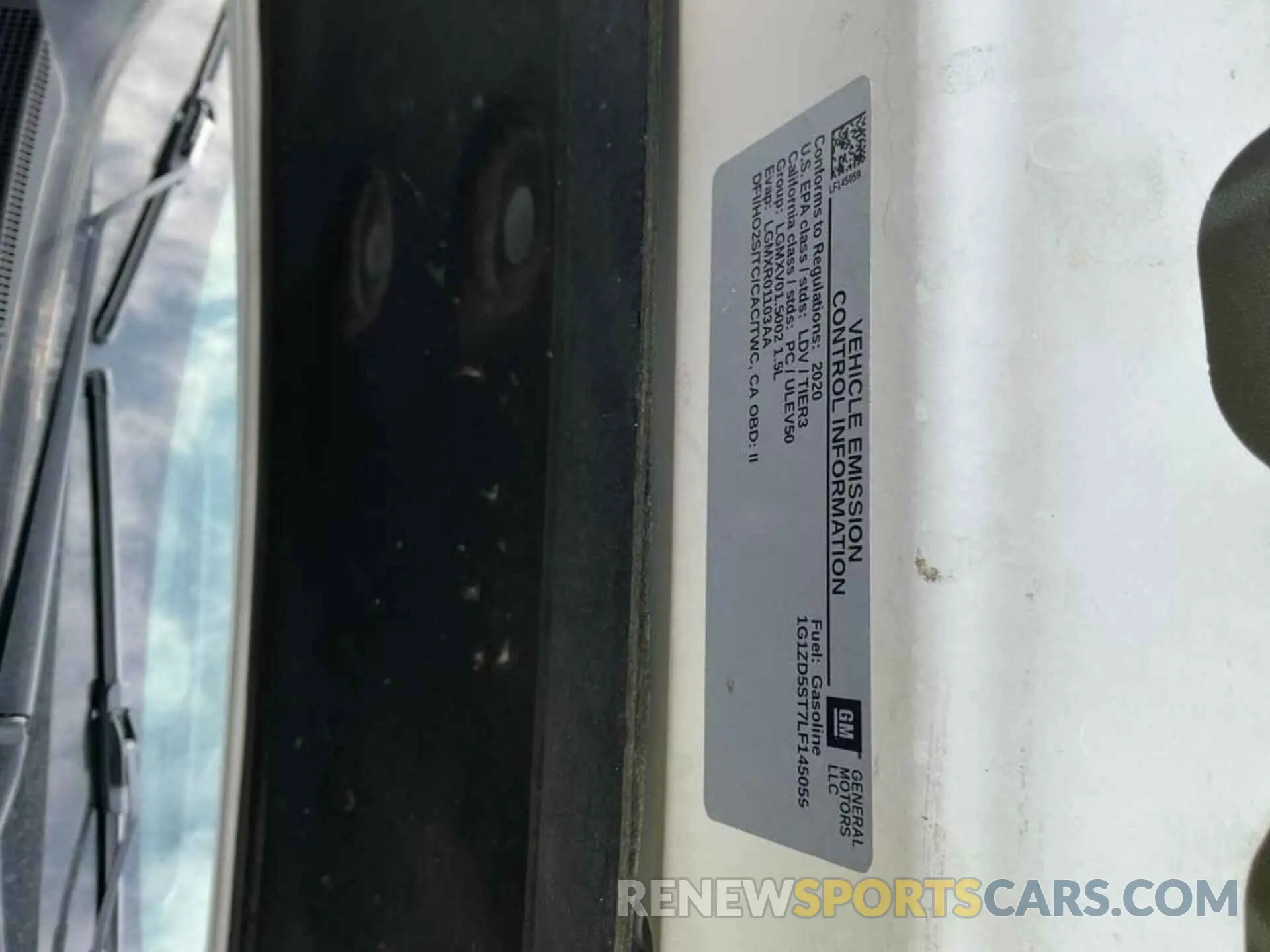 2 Photograph of a damaged car 1G1ZD5ST7LF145059 CHEVROLET MALIBU 2020
